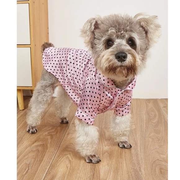 Polka Dot Pattern Pet Pajama 🐕 - Picture 1 of 6